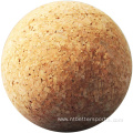 Custom high density cork yoga ball muscle massage